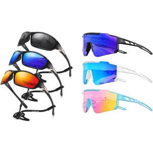 Mens Sports + Kids Polarized Baseball Sunglasses, Better in Bundle!