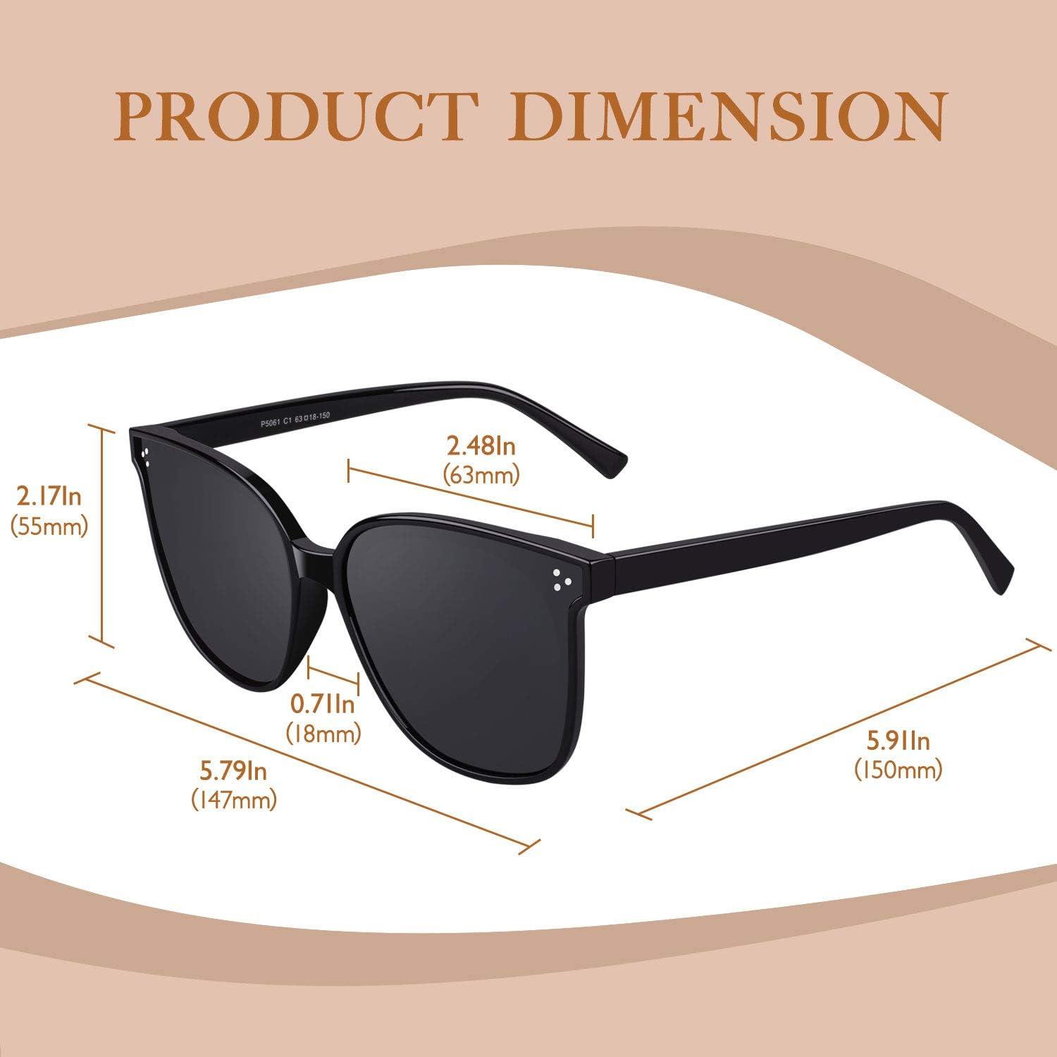 imageGQUEEN Lunettes De Soleil Polarisees Classiques Retro il De Chat Femmes Vintage Inspire Nuances Surdimensionnees MSO