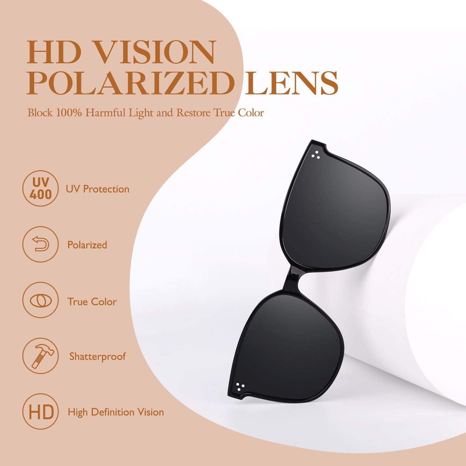 imageGQUEEN Lunettes De Soleil Polarisees Classiques Retro il De Chat Femmes Vintage Inspire Nuances Surdimensionnees MSO