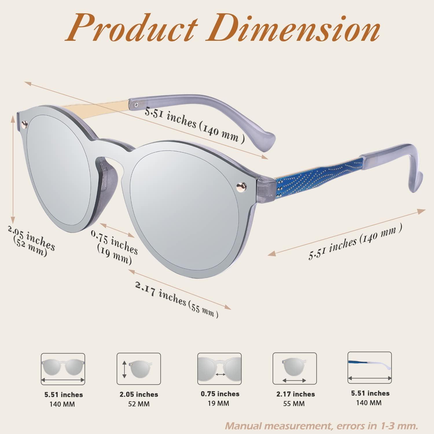 imageGQUEEN Lunettes de Soleil Femme La Mode Rtro UV4001 Argent Argent