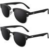 2 Noir Mat Gris & Brillant Noir Gris
