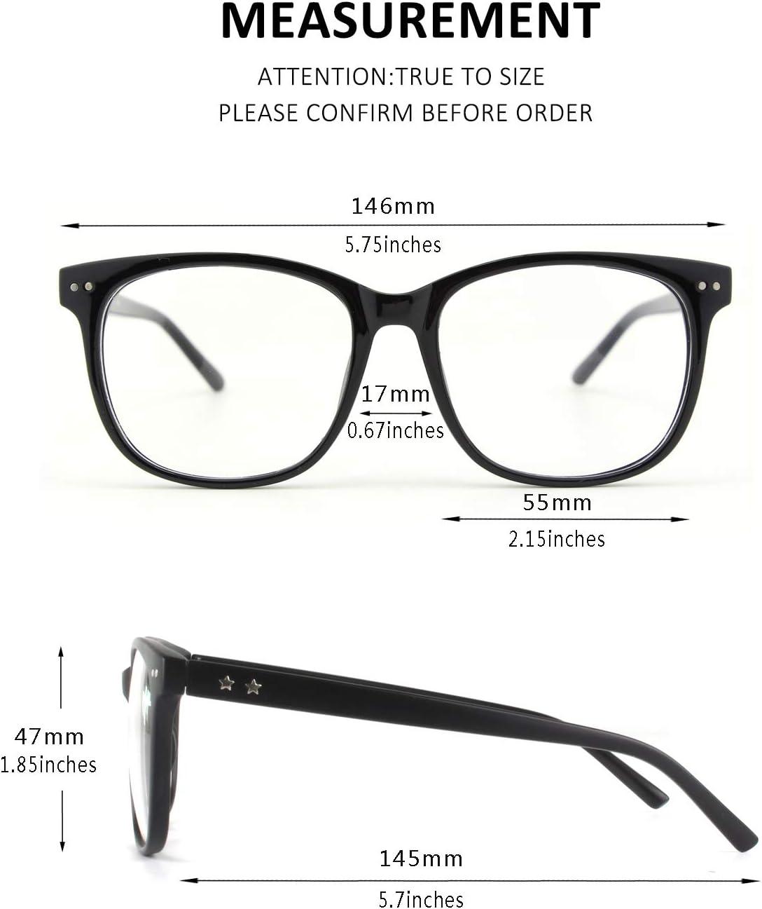 imageGQUEEN Lunettes de Vue Femme et Homme Transparente Vintage Mode Grand Carr Monture PE1Tortoise