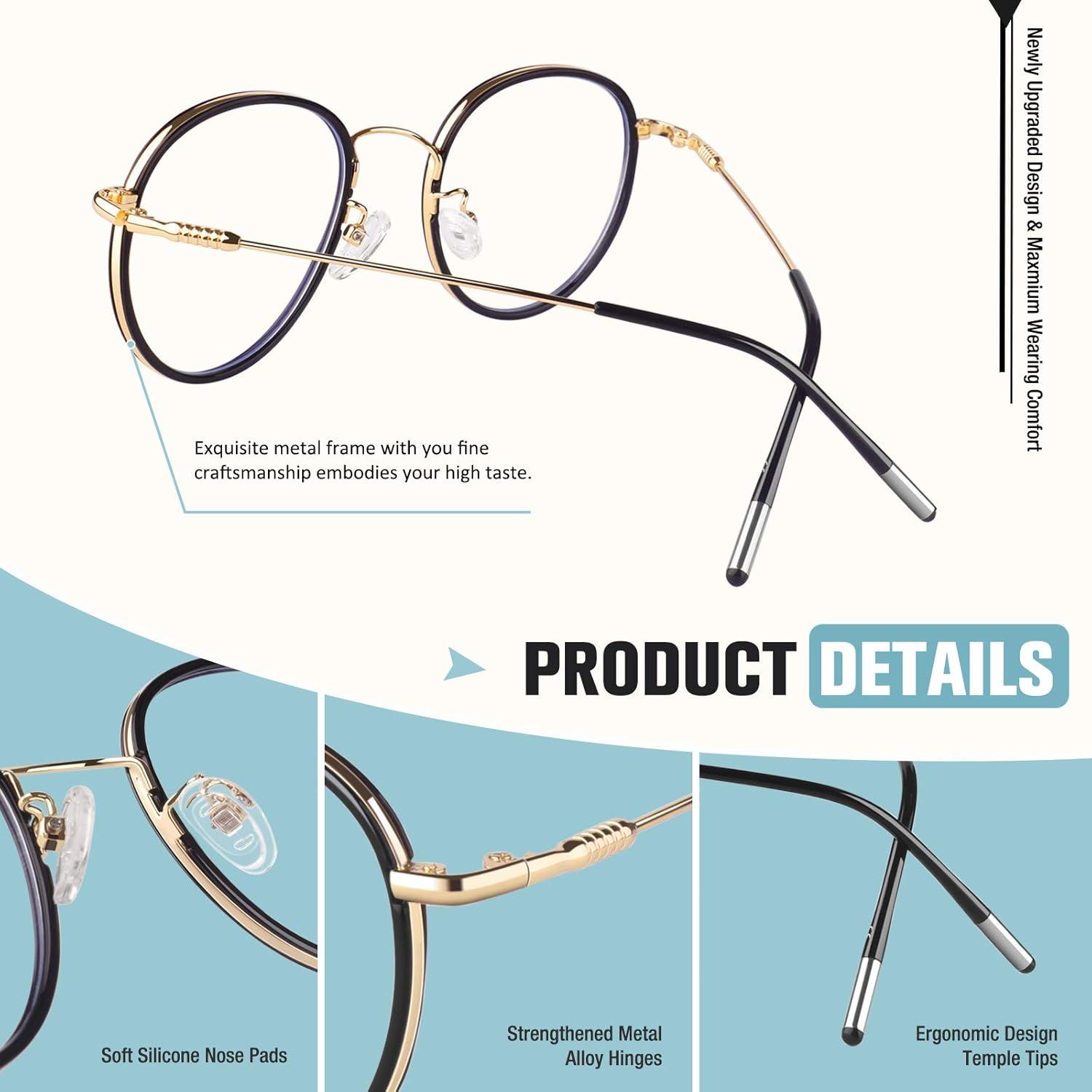 imageGQUEEN Lumire Bleue Qui Bloque lOrdinateur Lunettes Gaming GQ0431 Cadre Noir Brillant