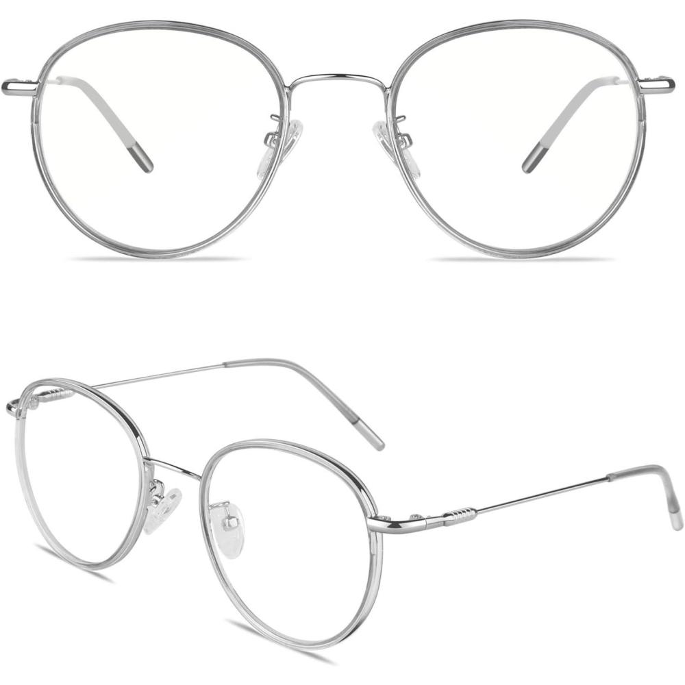imageGQUEEN Lumire Bleue Qui Bloque lOrdinateur Lunettes Gaming GQ0431 Cadre Transparent