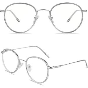 GQUEEN Lumière Bleue Qui Bloque l&rsquo;Ordinateur Lunettes Gaming GQ043(1 Cadre Transparent)