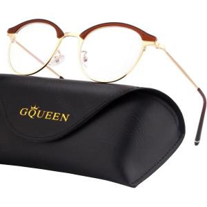 GQUEEN Sans Monture Lumière Bleue Bloquant Ordinateur Lunettes Anti Fatigue Des Yeux avec Lentille Transparente GQNZ22